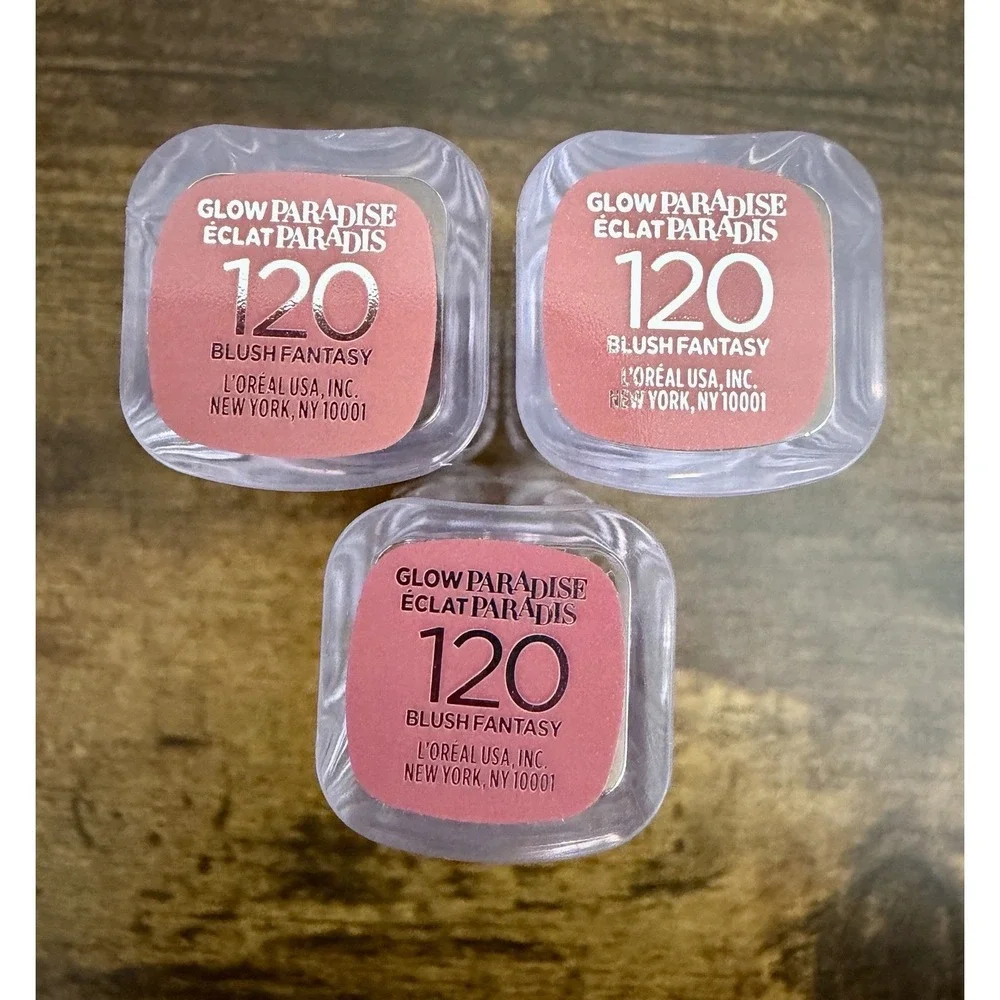3 Loreal Paris Glow Paradise Balm-in-Lipstick 120 BLUSH‎ FANTASY